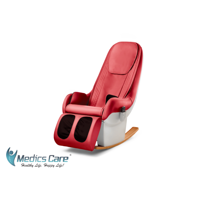 Роскошное массажное кресло, разработанное с качелями, включая массаж ног, управляемый приложением, включая беспроводную доставку без пульта дистанционного управления