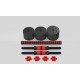 39/48 kg weight set to choose from including workout sofa and gloves- free shipping