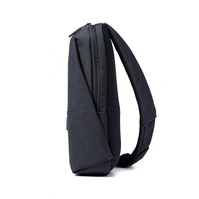 Водоотталкивающий плечевой мешок модели Mi City Sling Bag Dark grey
