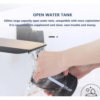 דיספנסר חשמלי לסבון ידיים נטען כולל מד טמפרטורה XIAOMI משלוח חינם