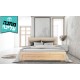 Full pine head bed, in a variety of colors including spring mattress gift model 5017 free shipping