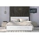 Bed decorated in colors to choose from including box spring gift mattress and free shipping 7043