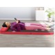 An advanced massage mat for deep massage with an Ultra Deep Body Care system for shiatsu massage that simulates the touch of a back therapist along with a hot stone surface