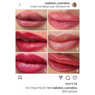 Style of filling and lip coloring in a permanent cherry or other make-up look to choose from for an amazing permanent make-up look