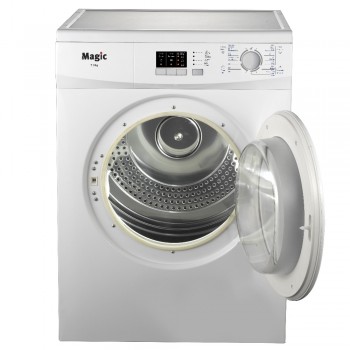 מייבש כביסה 7 ק''ג דגם MAGIC MG7Q5 15 תכניות ייבוש. | כולל חיישנים | פעולת סיבוב דו כיוונית – Criss Cross | הספק 2350W משלוח חינם