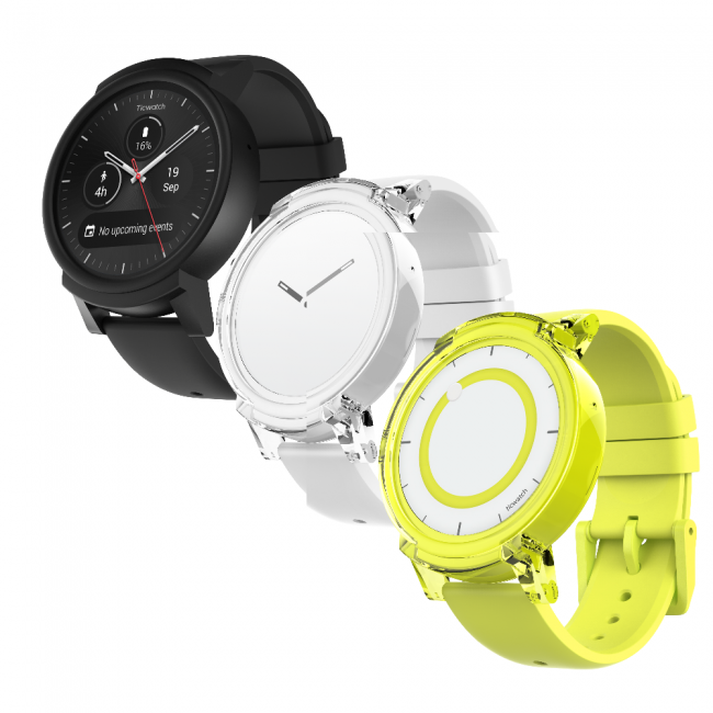 Смарт-часы E-серии TICWATCH часы Бесплатная доставка