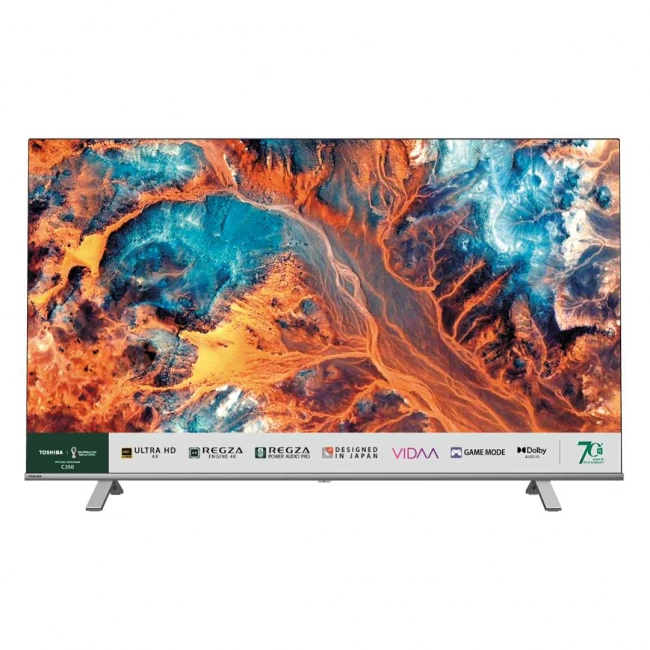 حجم التلفزيون 65 توشيبا 65C350 الذكية 4K توشيبا LED شحن مجاني وهدية جدار جبل