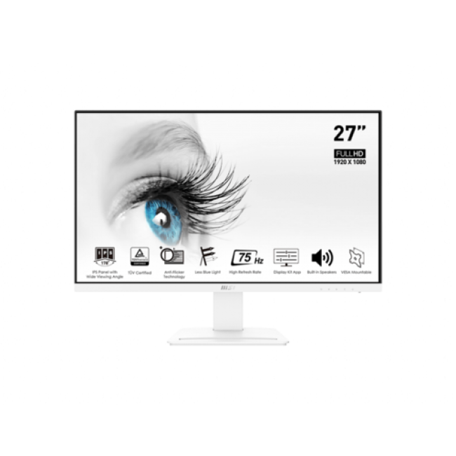 MSI Pro MP273W White Business Computer Screen