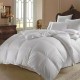 High quality double feather blanket filled with high brown goose feathers size 200/220 and 2 pillows as a free shipping gift