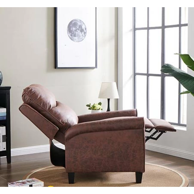 Luxurious and designed rickliner armchair with solid wooden frame to support stable LEONARDO model free shipping Luxurious and designed rickliner armchair with solid wooden frame to support stable LEONARDO model free shipping