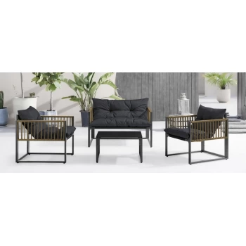 Four-piece courtyard seating system model MARSEILLE Four-piece courtyard seating system model MARSEILLE