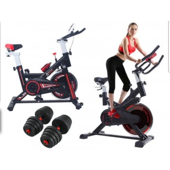 אופני ספינינג American SPORTS כולל סט משקולות 50 ק"ג - משלוח חינם