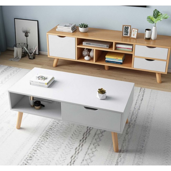 שולחן לסלון בעיצוב נורדי דגם STANFORD משלוח חינם