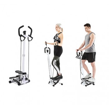 סטפר American Sport ABS עם רצועות אימון בצבע שחור/לבן משלוח חינם סטפר American Sport ABS עם רצועות אימון בצבע שחור/לבן משלוח חינם