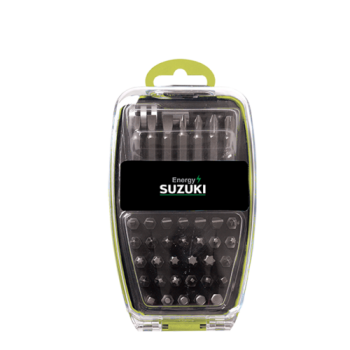 סוזוקי סט ביטים 39 חלקים במארז לאיחסון SUZUKI Energy משלוח חינם סוזוקי סט ביטים 39 חלקים במארז לאיחסון SUZUKI Energy משלוח חינם