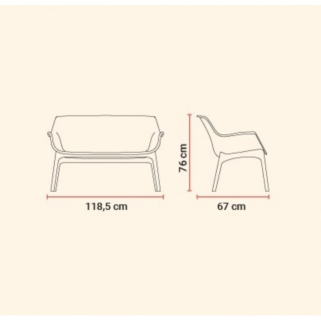 شرفة مصممة بالرجعية ونظام جلوس الحديقة، ويضم 2 كرسي واحد وطاولة بيضاء بيضاء من صنع BICA إيطالية الصنع للاختيار من بينها للشحن المجاني