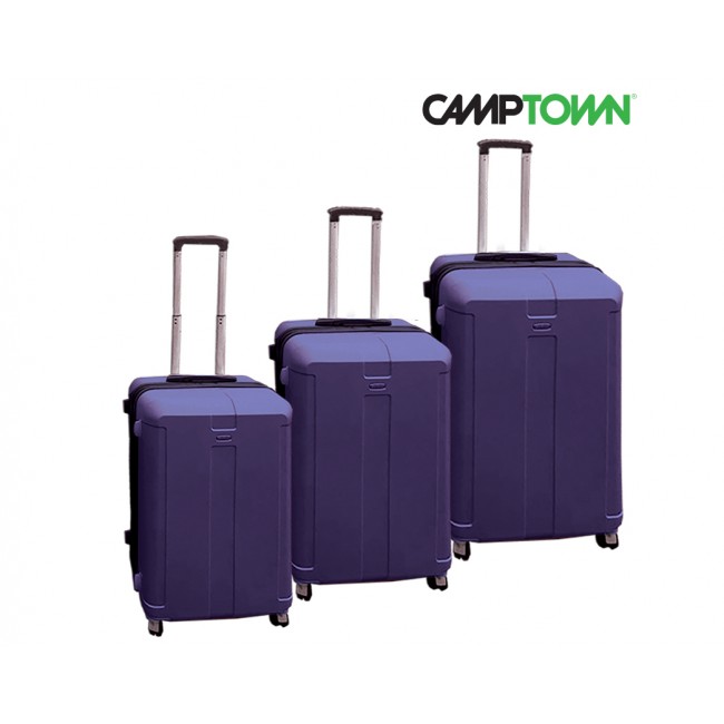 Set of 3 Suitcases with ABS Dual Wheels in 3 Sizes 20/24/28 In GRANADA Series Free Shipping