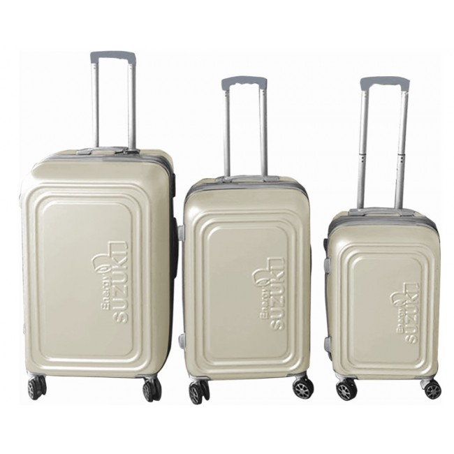 Set of 3 Suitcases sizes 20/24/28 in Toledo SUZUKI ENERGY Series Free Shipping