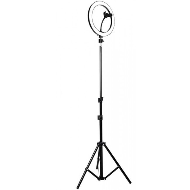 30 cm professional ring lighting with powerful LED lighting including tripod and stand for free delivery phone