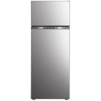 2-door refrigerator with 207-litre top freezer DE-FROST Quiet and economical - stainless steel finish SUZUKI Energy Free shipping 2-door refrigerator with 207-litre top freezer DE-FROST Quiet and economical - stainless steel finish SUZUKI Energy Free shipping