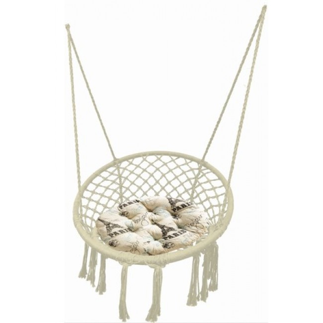 Designed macrame hammock, handmade 100 per cent cotton, including comfort pillow and hanging kit - in a variety of colours to choose from CAMPTOWN free shipping