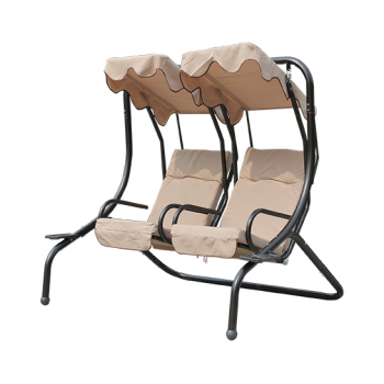 נדנדה זוגית קורפו 169/136/174 ס"מ משלוח חינם