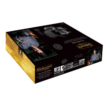 8-piece pack 2 pots with lid including 2 pan and therwood and ladle from Chef Segev Moshe's VERONA series 8-piece pack 2 pots with lid including 2 pan and therwood and ladle from Chef Segev Moshe's VERONA series