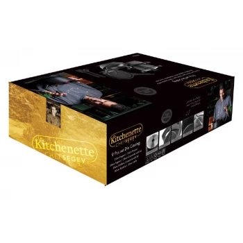 9-piece pack 2 pots with lid including 3 therwood pan and ladle from Chef Segev Moshe's VERONA series 9-piece pack 2 pots with lid including 3 therwood pan and ladle from Chef Segev Moshe's VERONA series