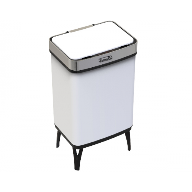 Automatic overhead trash can with electronic sensor, retro design 60 liters – in 3 colors to choose from