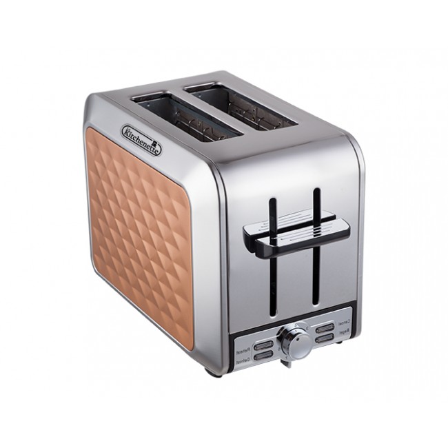 Toaster Designed 2 Slices Copper Diamond 850W Kitshan Free Shipping