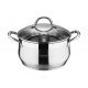Bergner Gourmet Stainless Steel Pot 26/16 cm 8.4L для всех типов плит, включая бесплатную индукцию доставки