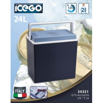  Electric cooler for 24-liter ICEGO 12V car made in Italy free shipping