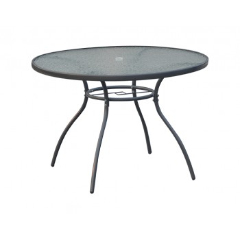 שולחן גינה עגול דגם מלבורן 107 ס"מ קוטר CAMPTOWN משלוח חינם