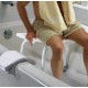 Adjustable bath chair suitable for adults including a backrest that allows seating while showering Free shipping