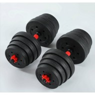 סט משקולות 30 ק"ג American Sport בצבע שחור משלוח חינם