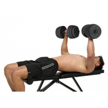 סט משקולות 30 ק"ג American Sport בצבע שחור משלוח חינם