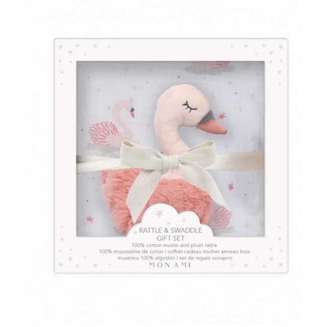 French Swan Birth Pack - Tatra and Rattle