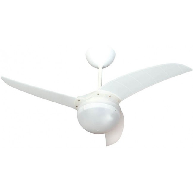 Transparent QUEEN 42' ceiling fan features free shipping sign