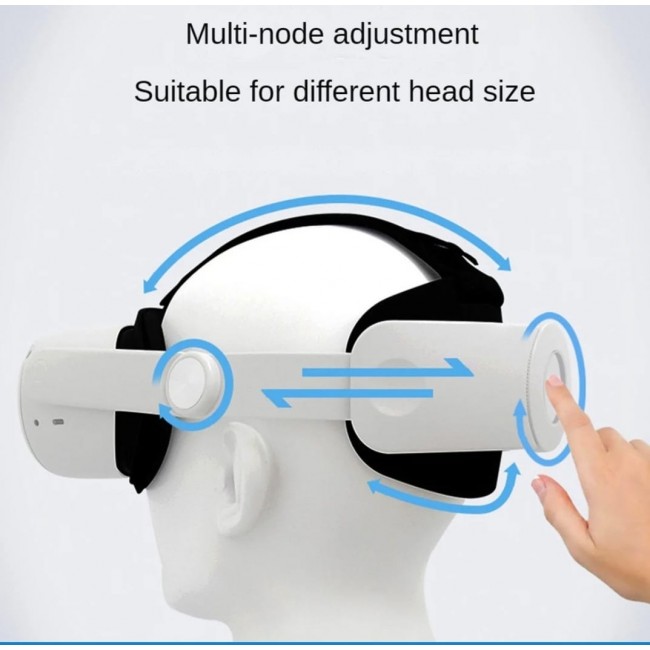 عصابة رأس قابلة للتعديل وفقا لحجم رأس VR2 quest 2
