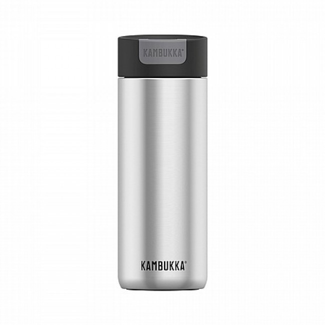 כוס שתייה תרמית KAMBUKKA 500 מ"ל Stainless Steel עם מכסה Switch lid מסדרת Olympus דגם Stainless steel משלוח חינם