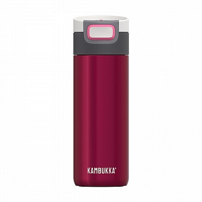 KAMBUKKA 500 mm Stainless Steel Thermal Drink Bottle with 3-Mode Cover ®Snapclean SERIES ETNA Blackberry Free Shipping