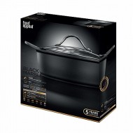 Black MARBLE 28cm 4.1-litre sotage free shipping