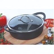 Black MARBLE 28cm 4.1-litre sotage free shipping