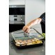Grill Palette with Glass Lid 34/34cm BLACK MARBLE Free Shipping