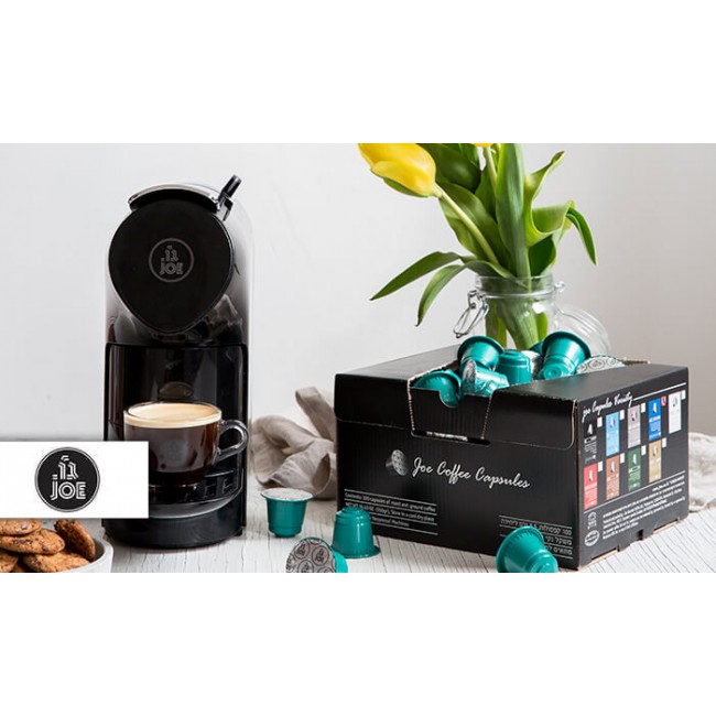 300 Flavored Joe Coffee Capsules to choose from and also a thermal gift cup -Nespresso Free Shipping