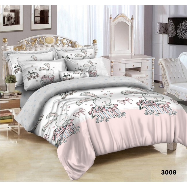A set of bedding for beauty bedding system fabric 100% cotton soft and pampering for sleeping model 3008 Rabbit