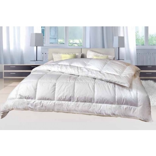 Luxurious and pleasant comforter-comforter 100 percent of the feathers on 1250 grams external canvas 100 percent cotton-free shipping