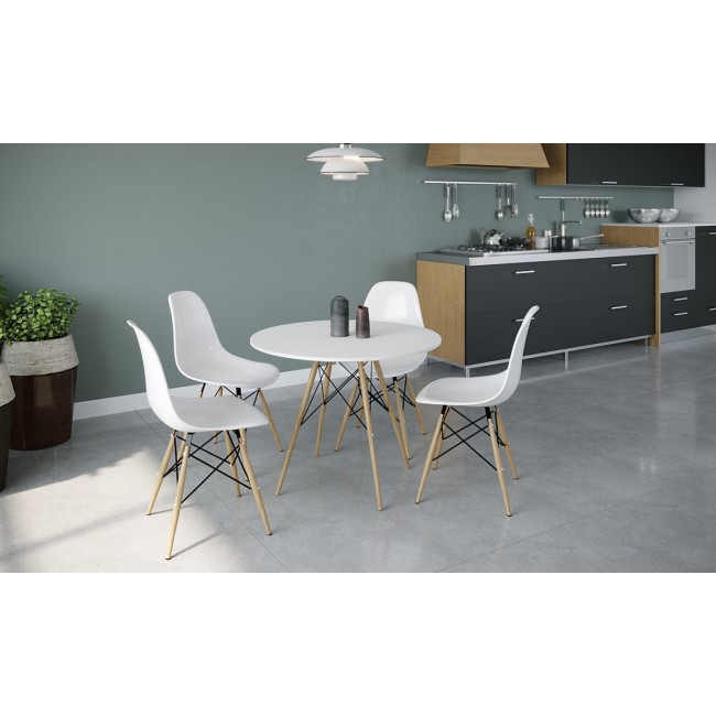 Perfect dining area with four Sorrento model chairs in three sizes to choose from free shipping