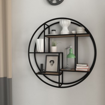 Curved, iron-grade stand combined with natural wood mirror shelves in a quality Chagall free shipping finish Curved, iron-grade stand combined with natural wood mirror shelves in a quality Chagall free shipping finish