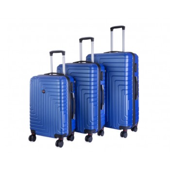 סט 3 מזוודות POLO SWISS בגדלים 20, 24 ו-28 אינץ' משלוח חינם סט 3 מזוודות POLO SWISS בגדלים 20, 24 ו-28 אינץ' משלוח חינם